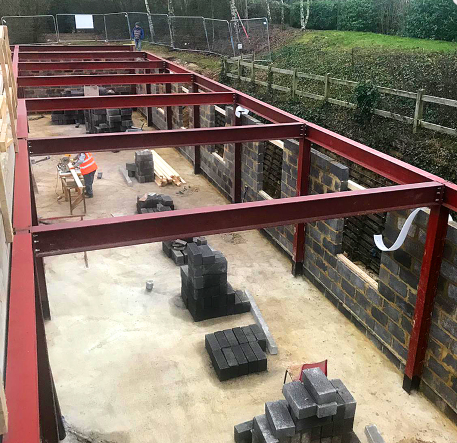 Building steel construction