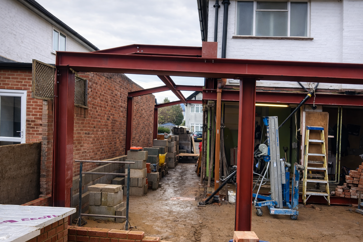 Universal column steel construction